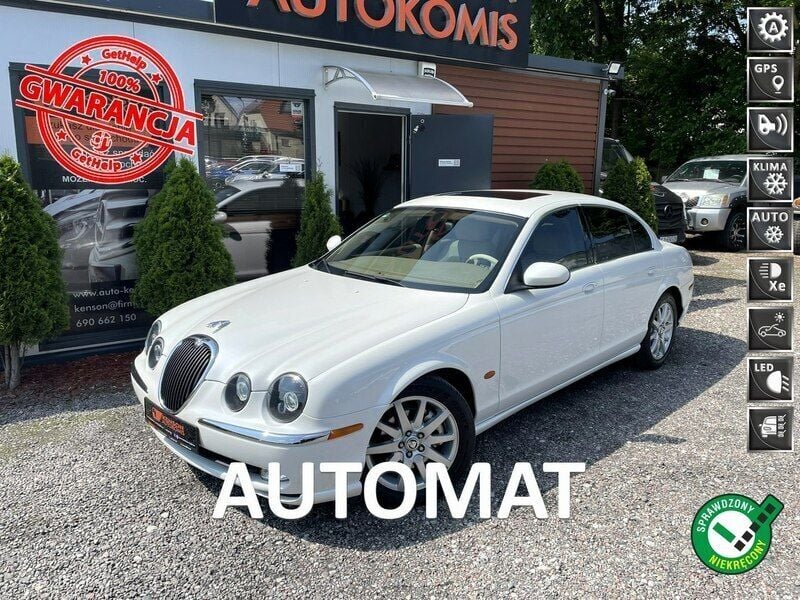 Biały Używany 2003 Jaguar S-Type S Sedan/Limuzyna | 39 900 zł - Obraz 1/4