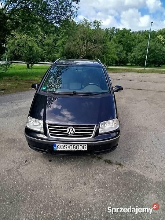 Czarny Używany 2009 VW Sharan Trendline Minivan | 23 200 zł (Drogi) - Obraz 1/4