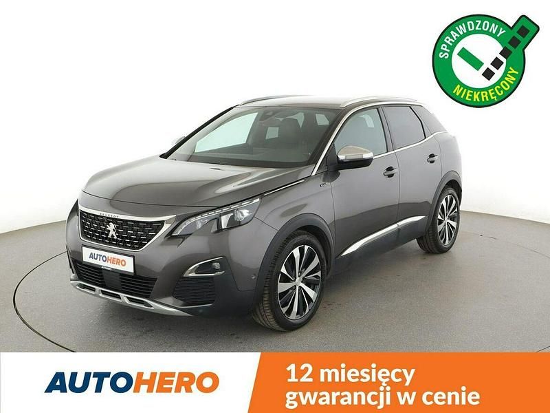 Szary Używany 2017 Peugeot 3008 SUV | 69 300 zł (Dobra cena) - Obraz 1/3