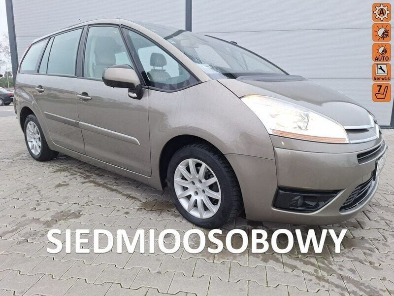 Szary Używany 2007 Citroën Grand C4 Picasso Minivan | 15 900 zł (Drogi) - Obraz 1/4