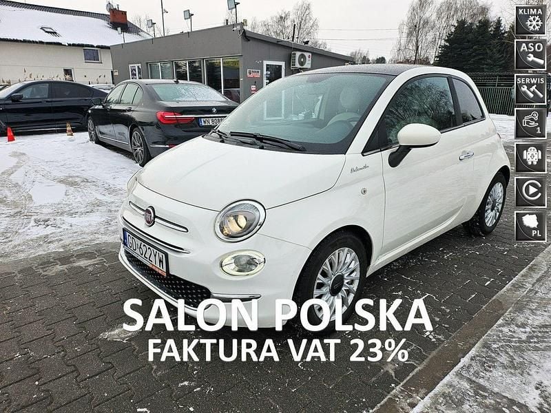 Biały Używany 2021 Fiat 500 Hatchback | 36 000 zł (Dobra cena) - Obraz 1/4