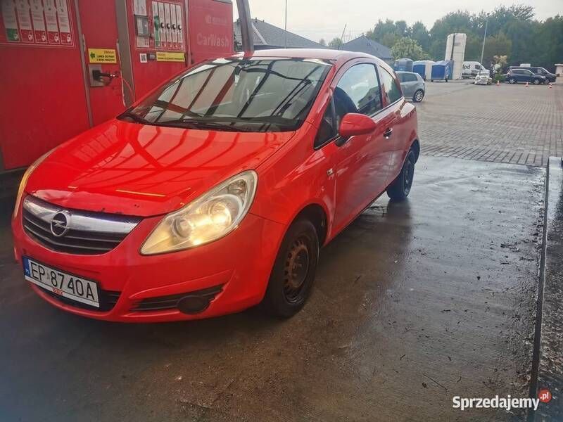 Czerwony Używany 2009 Opel Corsa Hatchback | 6200 zł (Uczciwa cena) - Obraz 1/4