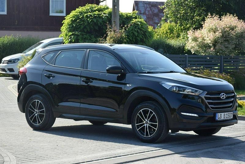 Czarny Używany 2018 Hyundai Tucson SUV | 66 900 zł (Dobra cena) - Obraz 1/4