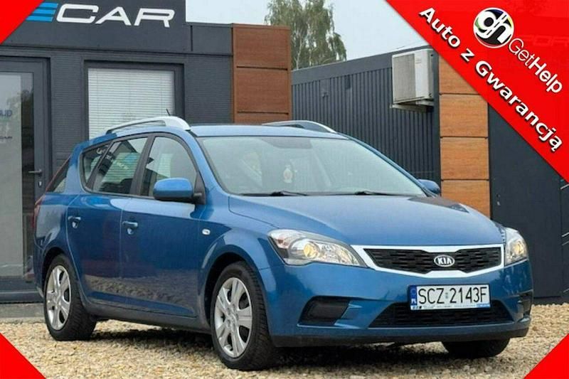 Niebieski (metalik) Używany 2011 Kia Ceed 2 Kombi | 18 400 zł (Dobra cena) - Obraz 1/4