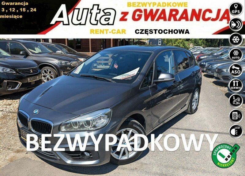 Grafitowy (metalik) Używany 2018 BMW 216 Sedan/Limuzyna | 42 900 zł - Obraz 1/4