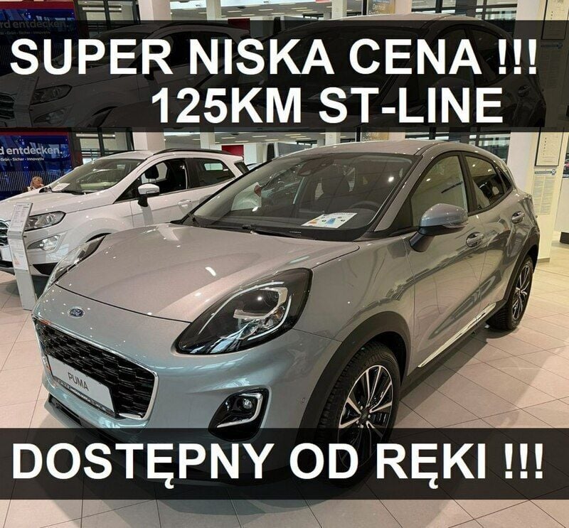 Srebrny Używany 2023 Ford Puma ST SUV | 95 000 zł - Obraz 1/4