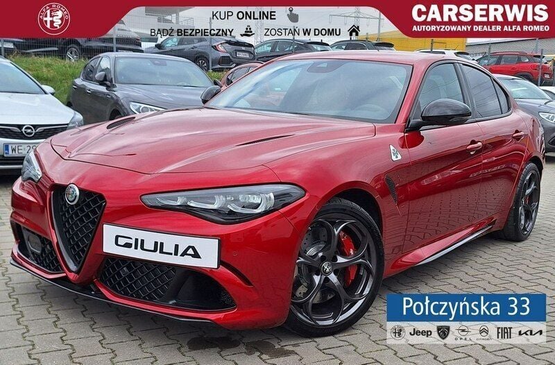 Czerwony ciemny Nowe 2025 Alfa Romeo Giulia Quadrifoglio Sedan/Limuzyna | 470 890 zł - Obraz 1/4