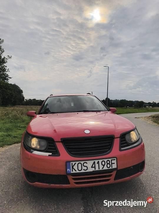 Czerwony Używany 2006 Saab 9-5 Kombi | 8500 zł (Uczciwa cena) - Obraz 1/4