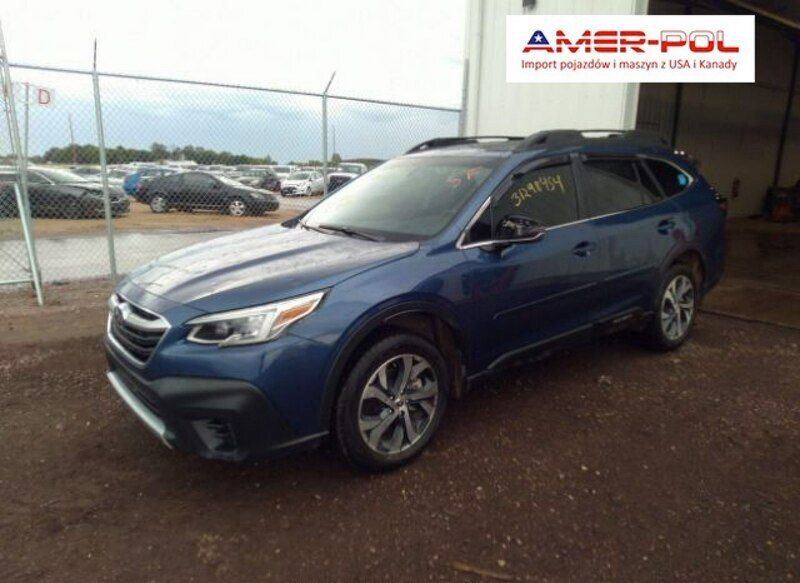 Niebieski Używany 2021 Subaru Outback SUV | 113 000 zł - Obraz 1/4