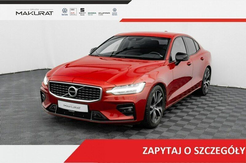 Czerwony Używany 2020 Volvo S60 R-Design Sedan/Limuzyna | 134 800 zł - Obraz 1/4