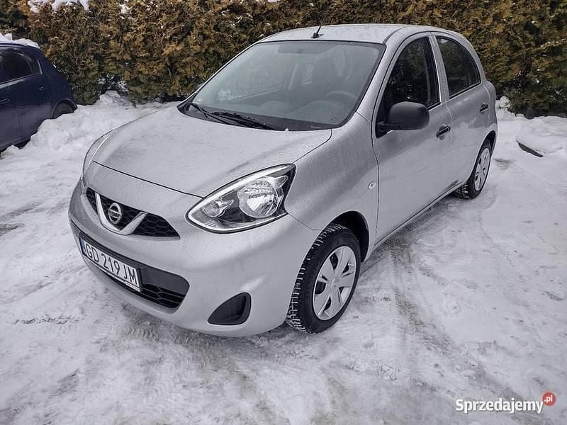 Srebrny Używany 2014 Nissan Micra Hatchback | 18 950 zł (Uczciwa cena) - Obraz 1/4