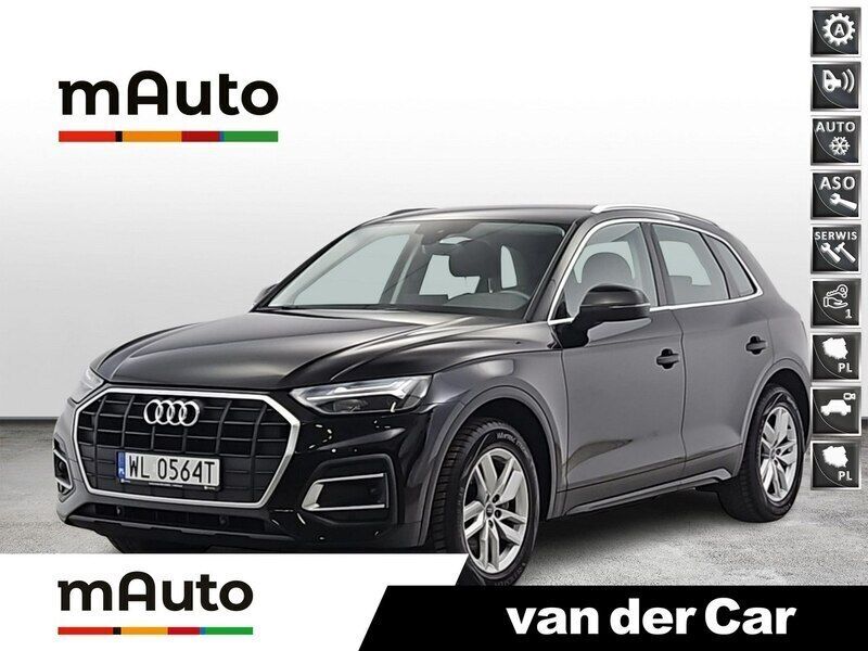 Czarny Używany 2021 Audi Q5 Comfort SUV | 139 900 zł (Dość drogi) - Obraz 1/4