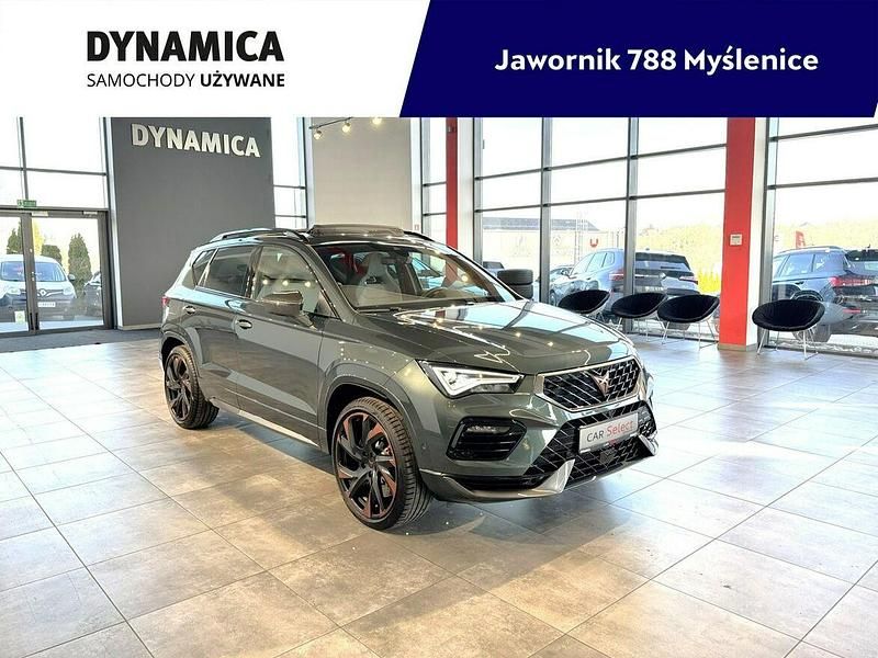 Używany Cupra Ateca VZ 300 KM (220 kW) 2023 Zielony ciemny (metalik) SUV