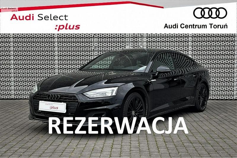 Używany Audi A5 204 KM (150 kW) 2021 Czarny (metalik) Coupe