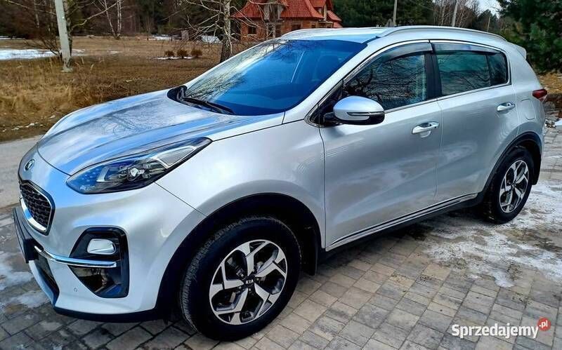 Srebrny Używany 2019 Kia Sportage SUV | 88 900 zł (Dość drogi) - Obraz 1/4