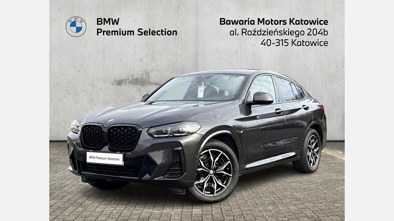 Szary sophisto z brylantowym połyskiem metalizowany Używany 2024 BMW X4 Shadowline SUV | 239 900 zł (Uczciwa cena) - Obraz 1/3