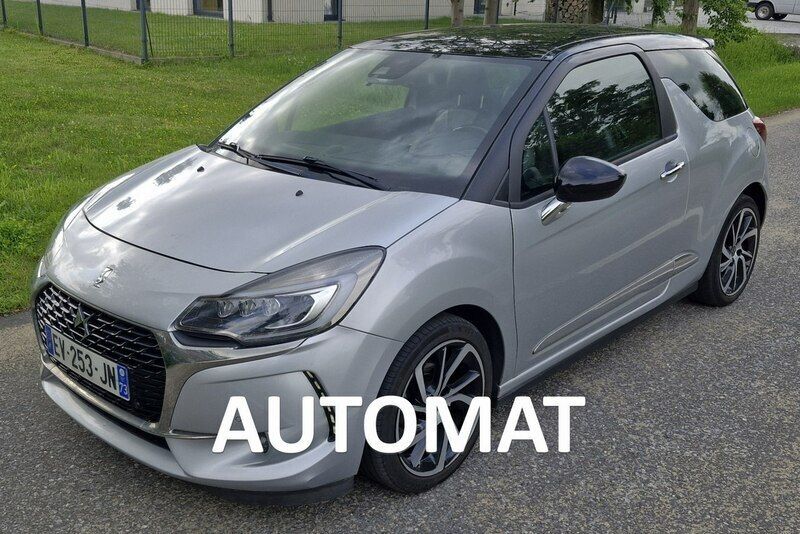 Srebrny (metalik, perła) Używany 2018 DS Automobiles DS3 Hatchback | 29 900 zł - Obraz 1/4