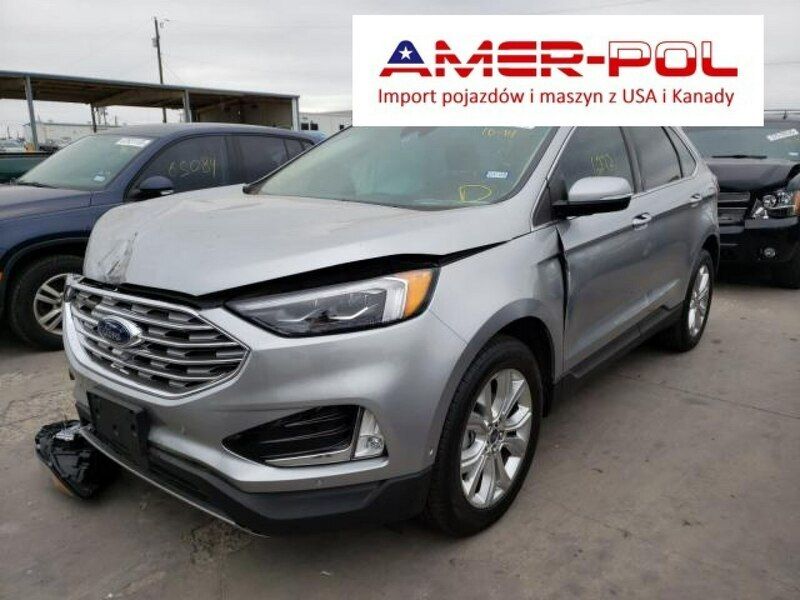 Srebrny Używany 2020 Ford Edge Titanium SUV | 89 000 zł - Obraz 1/4