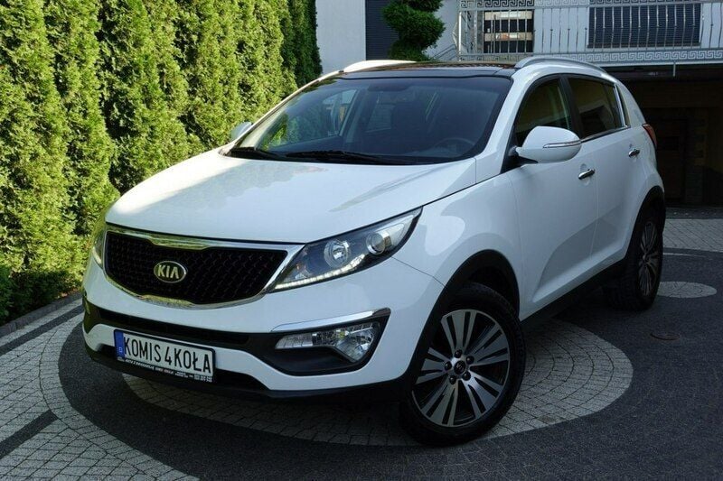 Biały Używany 2014 Kia Sportage SUV | 44 900 zł (Uczciwa cena) - Obraz 1/4
