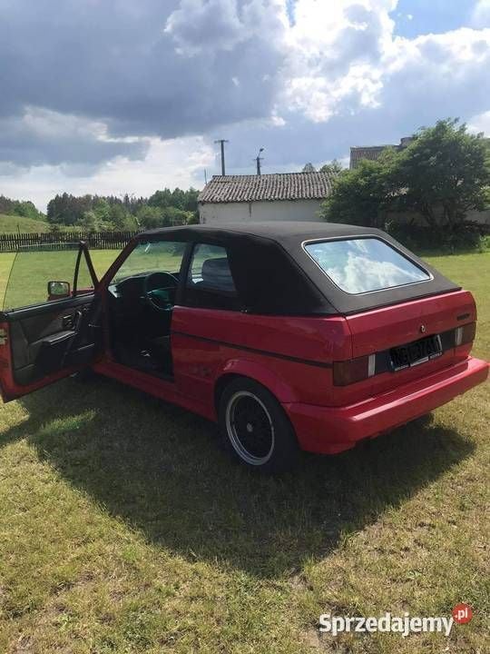 Czerwony Używany 1991 VW Golf Cabriolet Sportline Kabriolet | 50 000 zł - Obraz 1/4