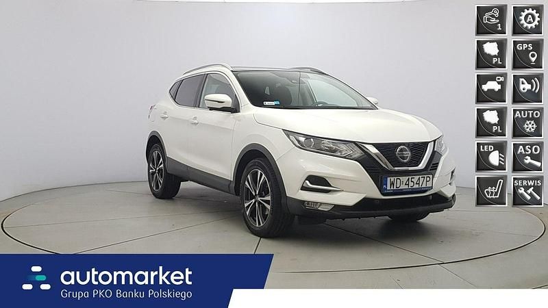 Biały Używany 2021 Nissan Qashqai N-Connecta SUV | 83 850 zł (Super Cena) - Obraz 1/4