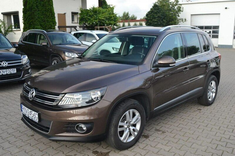 Brązowy Używany 2013 VW Tiguan SUV | 54 900 zł (Dobra cena) - Obraz 1/4