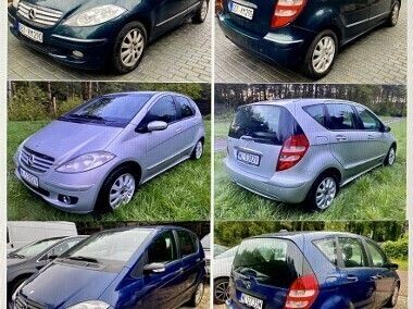 Niebieski Używany 2005 Mercedes A170 Hatchback | 17 900 zł - Obraz 1/4