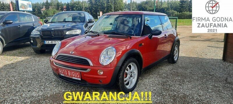 Czerwony Używany 2002 Mini ONE Hatchback | 9900 zł (Dość drogi) - Obraz 1/4