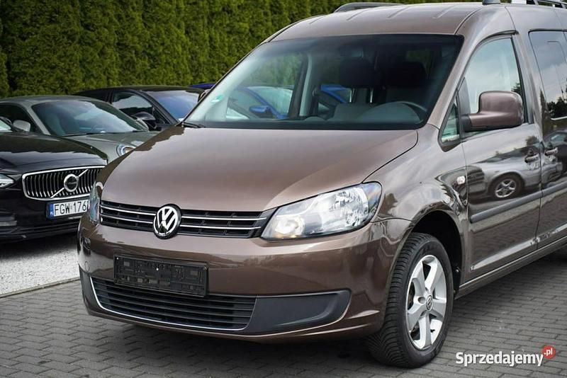 Brązowy Używany 2012 VW Caddy Maxi Minivan | 41 900 zł - Obraz 1/4