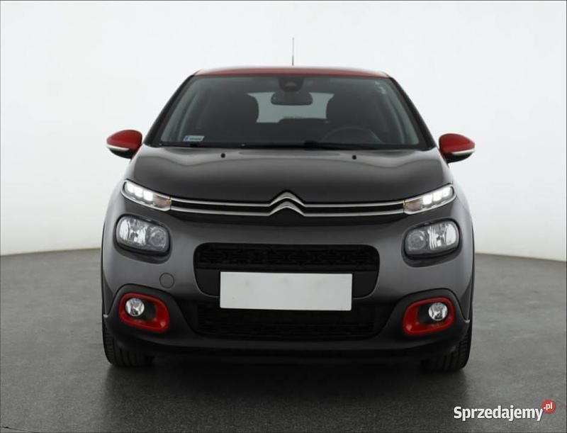 Szary Używany 2018 Citroën C3 PureTech Hatchback | 39 999 zł (Uczciwa cena) - Obraz 1/4