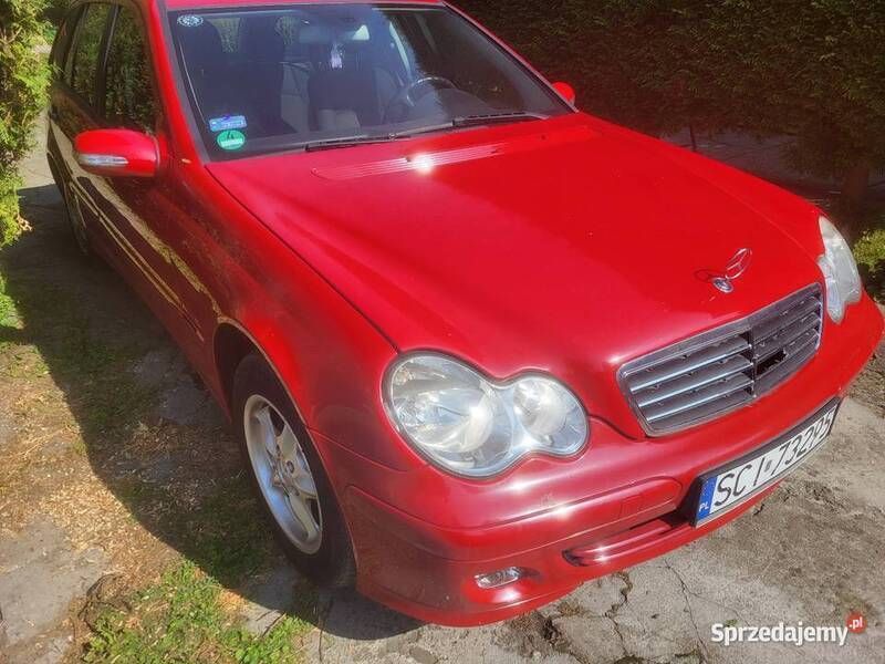 Używany Mercedes C200 2004 Czerwony Kombi