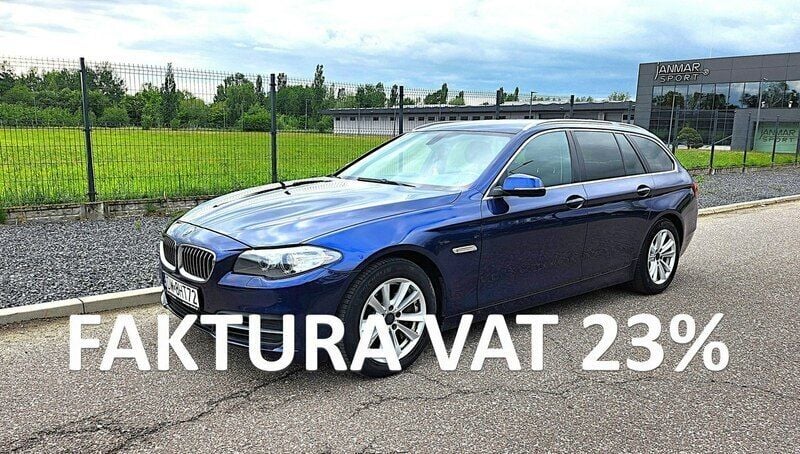 Niebieski Używany 2015 BMW 528 Kombi | 47 900 zł - Obraz 1/4
