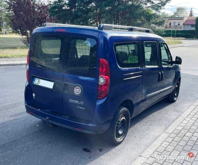 Granatowy Używany 2011 Fiat Doblò Minivan | 11 999 zł (Super Cena) - Obraz 1/4