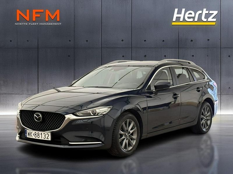 Granatowy Używany 2022 Mazda 6 Center-Line Kombi | 108 900 zł (Dość drogi) - Obraz 1/3