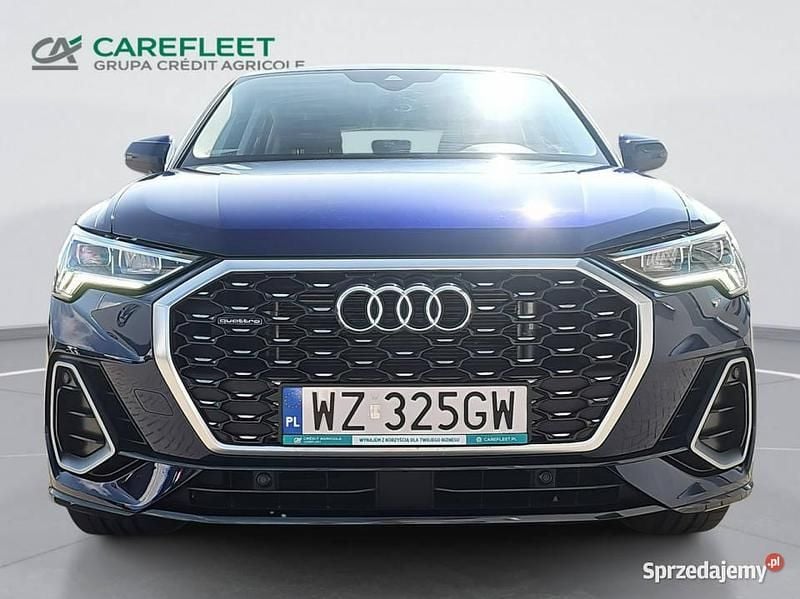 Niebieski (metalik) Używany 2023 Audi Q3 S-Line SUV | 159 900 zł - Obraz 1/4