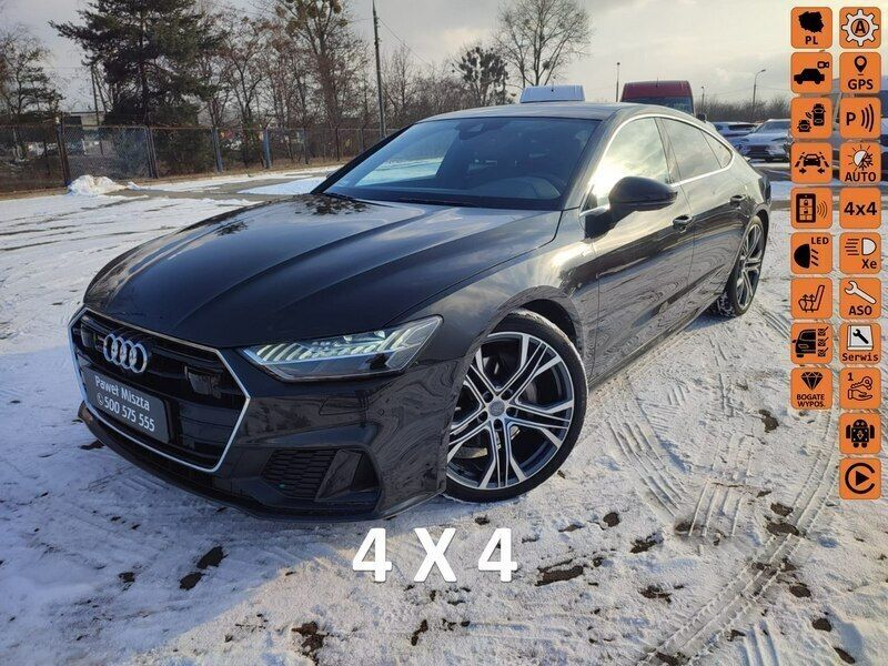 Szary (metalik) Używany 2018 Audi A7 Hatchback | 206 900 zł (Uczciwa cena) - Obraz 1/4