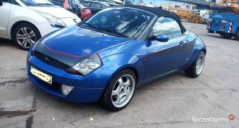 Niebieski Używany 2004 Ford StreetKa Kabriolet | 10 500 zł - Obraz 1/4