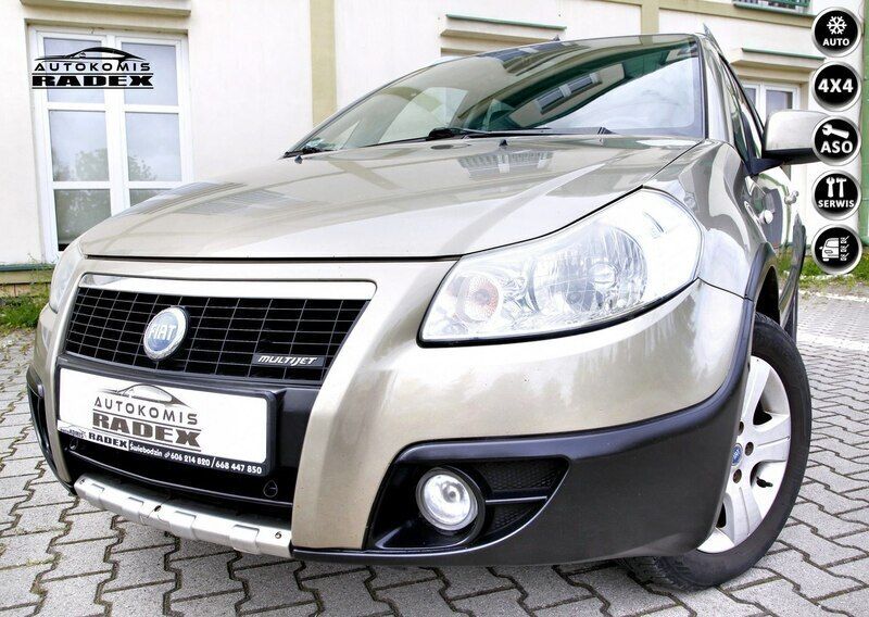 Brązowy Używany 2008 Fiat Sedici SUV | 14 900 zł (Uczciwa cena) - Obraz 1/4
