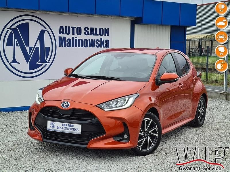 Pomarańczowy Używany 2022 Toyota Yaris Hybrid Hatchback | 76 900 zł (Uczciwa cena) - Obraz 1/4