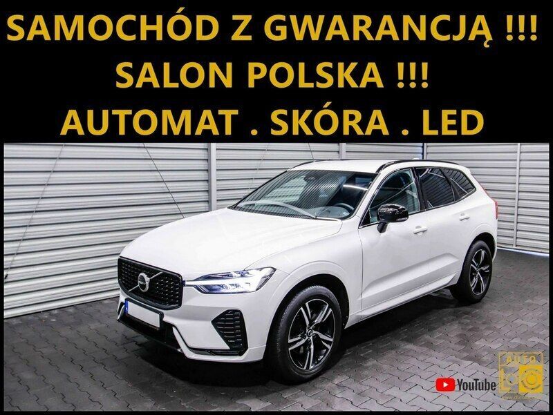 Biały (metalik) Używany 2021 Volvo XC60 SUV | 117 434 zł - Obraz 1/4