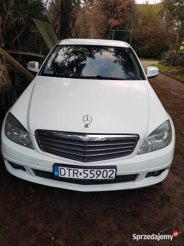 Biały Używany 2007 Mercedes C200 Sedan/Limuzyna | 22 200 zł (Drogi) - Obraz 1/4