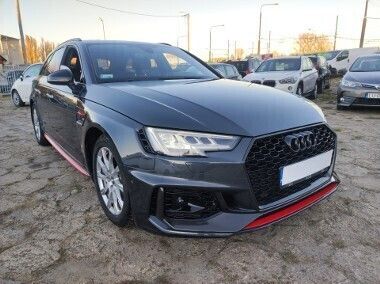 Szary Używany 2017 Audi A4 S-Line Kombi | 86 900 zł (Uczciwa cena) - Obraz 1/4