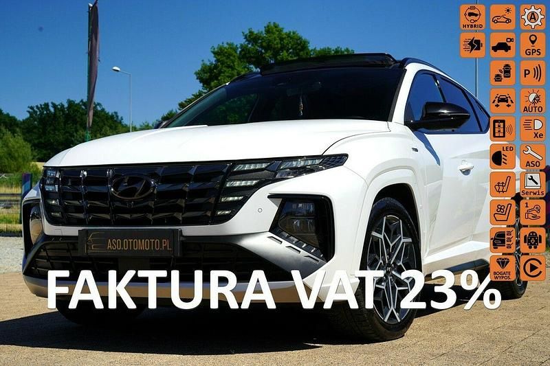 Biały Używany 2023 Hyundai Tucson N Line SUV | 104 700 zł (Dość drogi) - Obraz 1/4