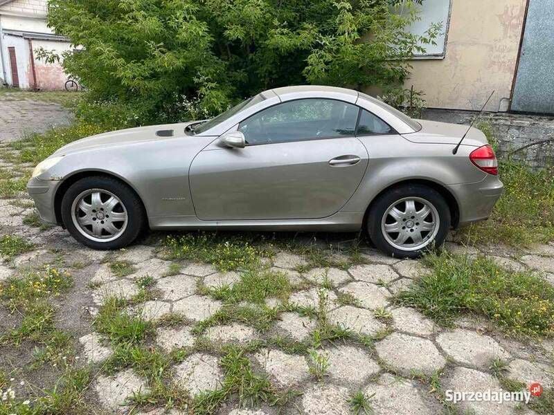Srebrny Używany 2007 Mercedes SLK200 Kabriolet | 11 001 zł - Obraz 1/4