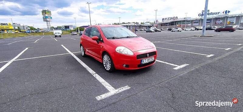 Używany Fiat Grande Punto 2007 Czerwony Hatchback