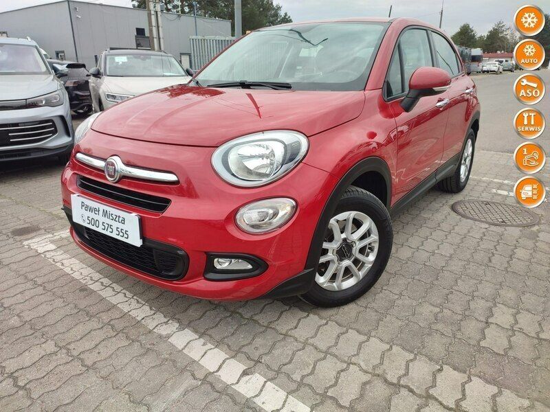 Bordowy (metalik) Używany 2017 Fiat 500X SUV | 52 900 zł (Dość drogi) - Obraz 1/4