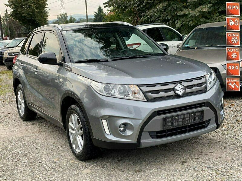 Szary Używany 2017 Suzuki Vitara SUV | 69 900 zł (Uczciwa cena) - Obraz 1/4