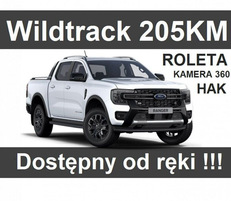 Biały Nowe 2024 Ford Ranger Wildtrack Pickup | 217 710 zł (Super Cena) - Obraz 1/4