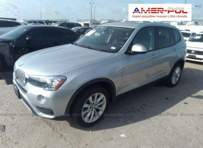 Srebrny Używany 2017 BMW X3 SUV | 82 000 zł - Obraz 1/4