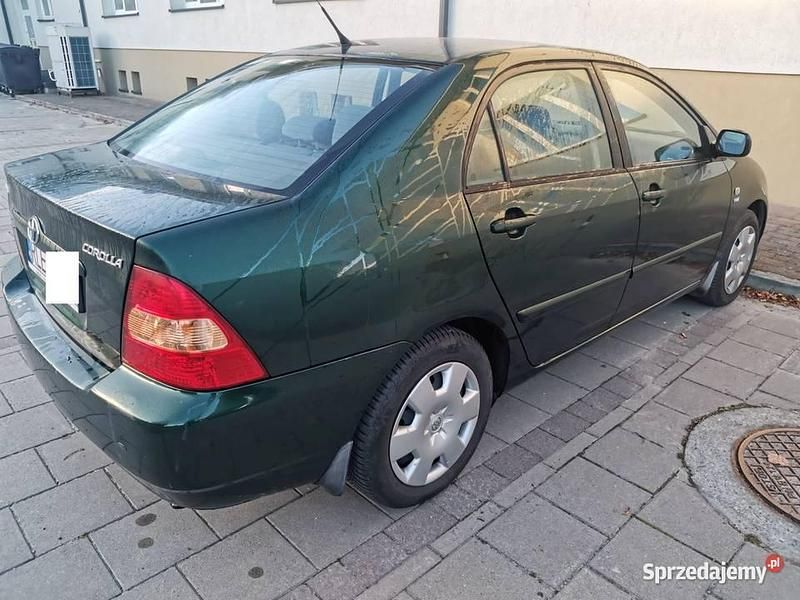 Używany Toyota Corolla Sol 2004 Zielony Sedan/Limuzyna